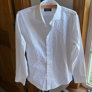 NWOT Nordstrom Men's Crisp White Dress Shirt
